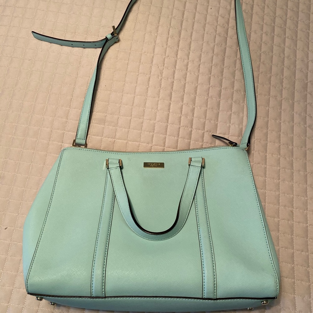Mint green Kate Spade satchel